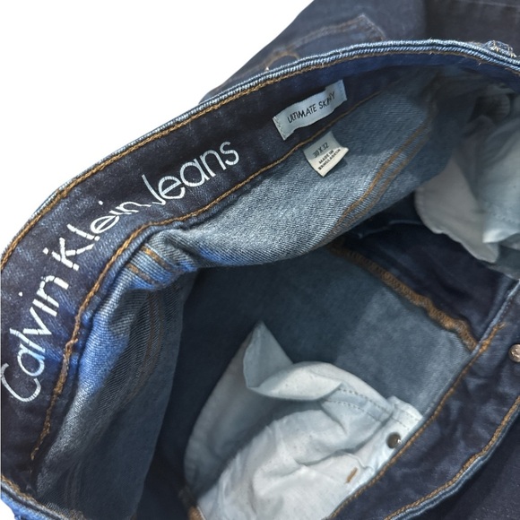 Calvin Klein Blue Ultimate Skinny Jeans - Picture 4 of 5